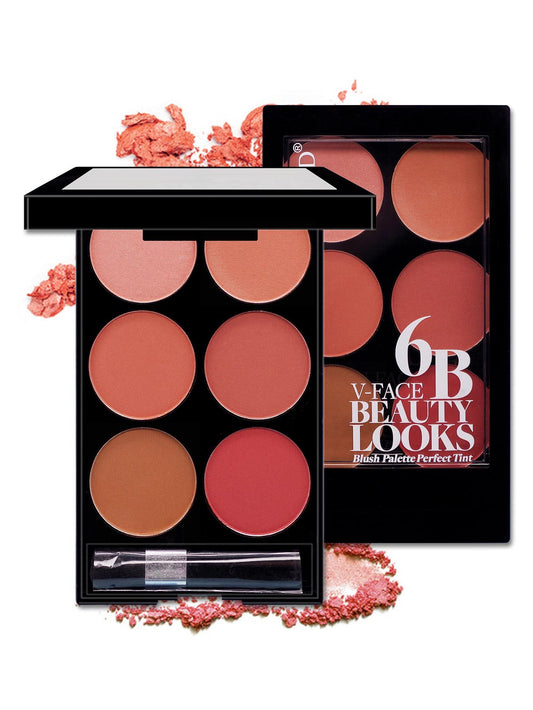 Six-color Blush Palette