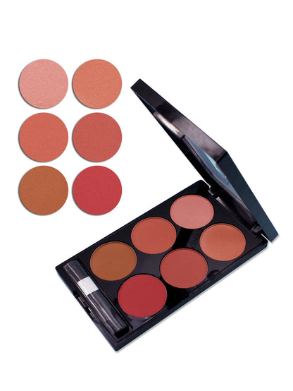Six-color Blush Palette
